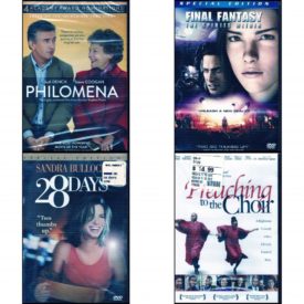 DVD Assorted Movies 4 Pack Fun Gift Bundle: Philomena  Final Fantasy - The Spirits Within Special Edition  28 Days Special Edition  Preaching to the Choir