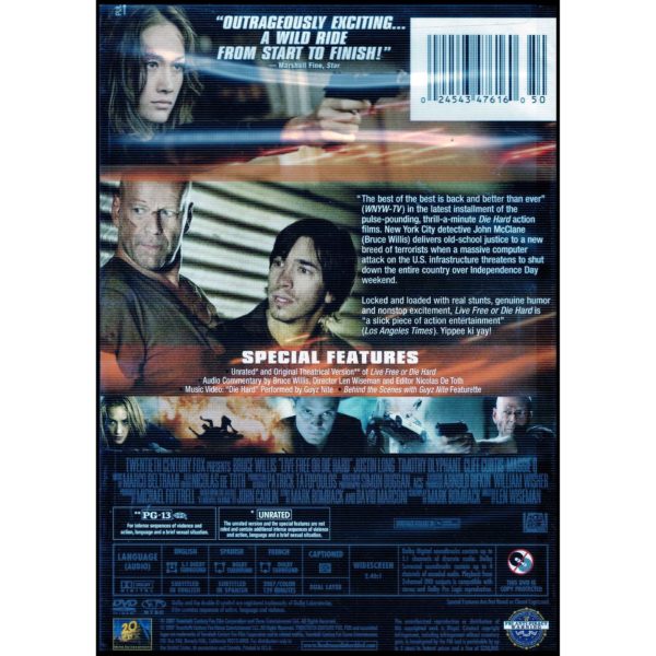 Live Free or Die Hard (Widescreen) (Unrated Edition) (DVD)