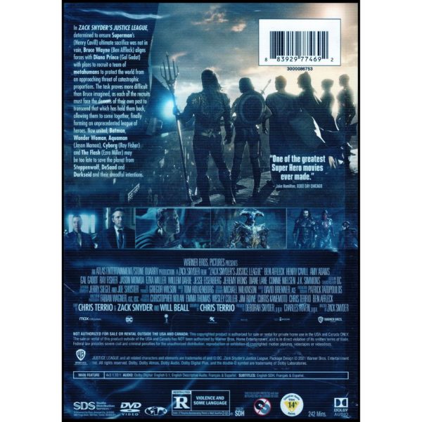 Zack Snyder’s Justice League (DVD)