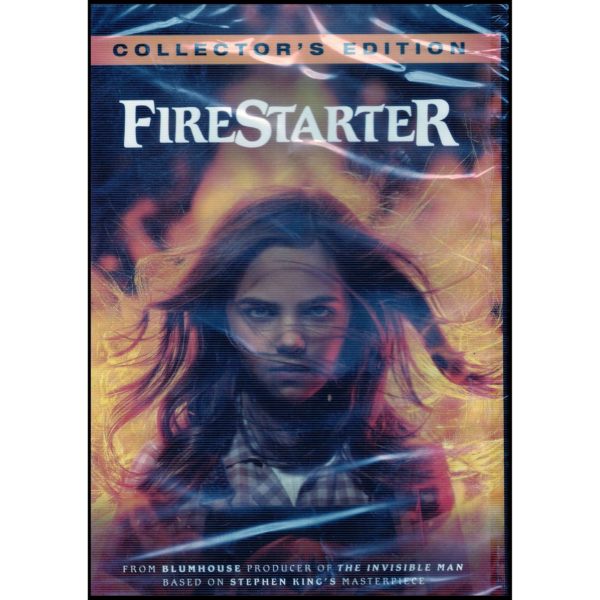 DVD Assorted Movies 4 Pack Fun Gift Bundle: Firestarter 2022 - Collector's Edition   I Witness  Very Bad Things   The Wronged Man