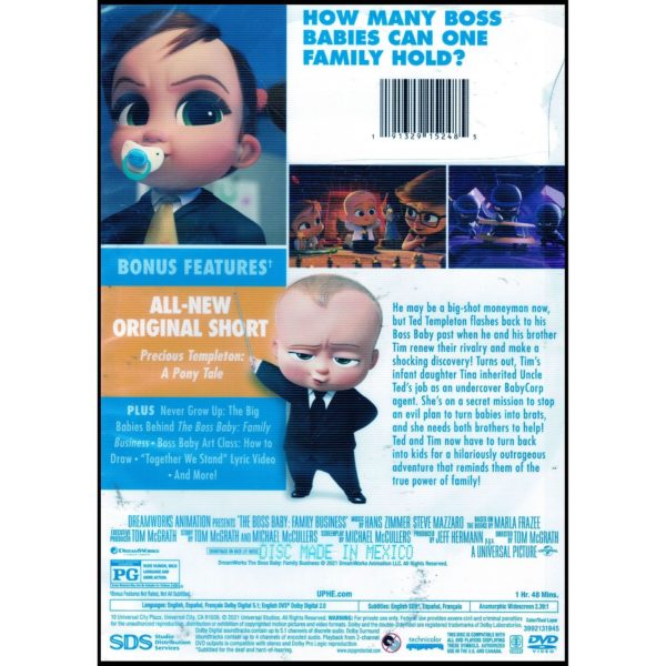 The Boss Baby: Family Business (DVD)