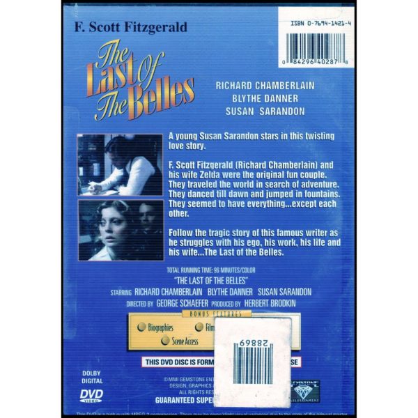 F. Scott Fitzgerald's THE LAST OF THE BELLES (DVD)