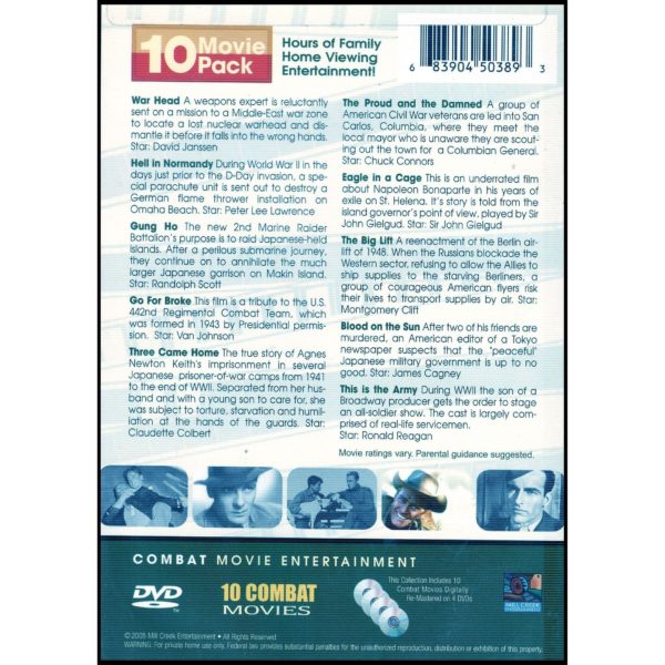 Combat 10 Movie Pack [DVD] (DVD)