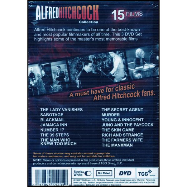 Alfred Hitchcock Coll (DVD)