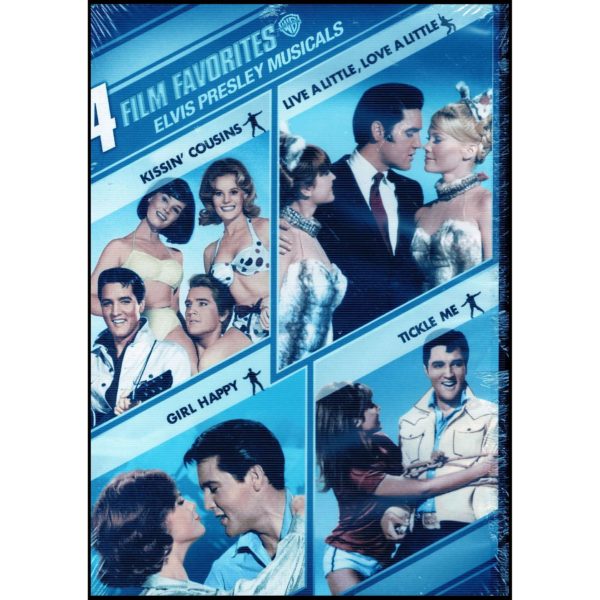 Elvis Presley Musicals Girl Happy / Kissin' Cousins / Live a Little, Love a Little / Tickle Me - Multi-Feature Movie (DVD)