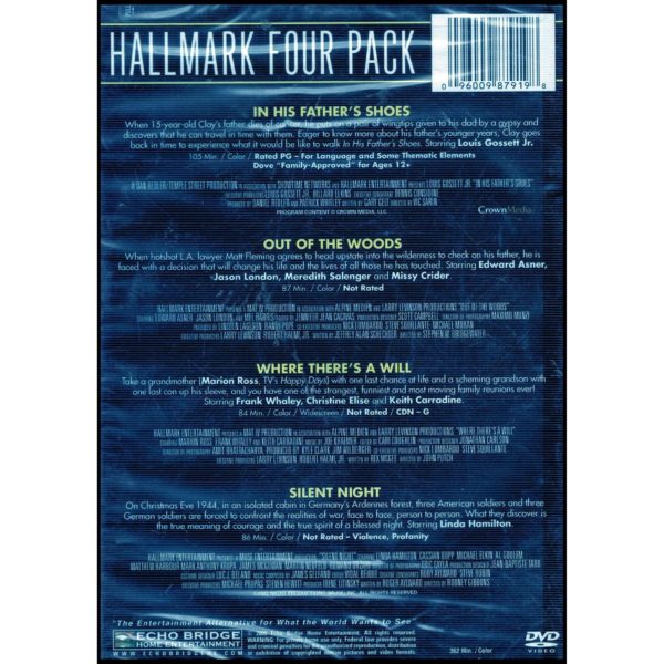 Hallmark Collector's Set Vol 3 - Silent Night / In His Father's Shoes / Out of the Woods / Where There's A Will - Multi-Feature Movie (DVD)