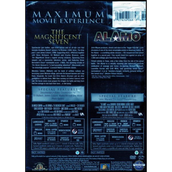 The Magnificent Seven / The Alamo - Multi-Feature Movie (DVD)