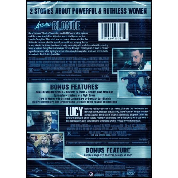 Atomic Blonde / Lucy - Multi-Feature Movie (DVD)