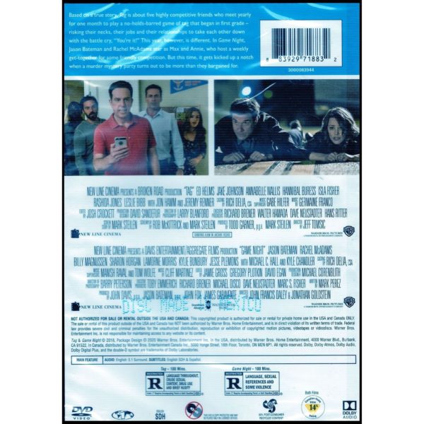 Tag/Game Night - Multi-Feature Movie (DVD)