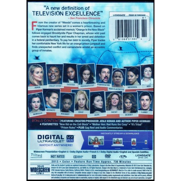 Orange Is The New Black: Season 1 (DVD)