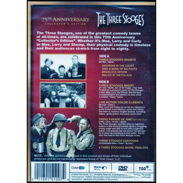 The Three Stooges: Five Hours of Classic Comedy (DVD)