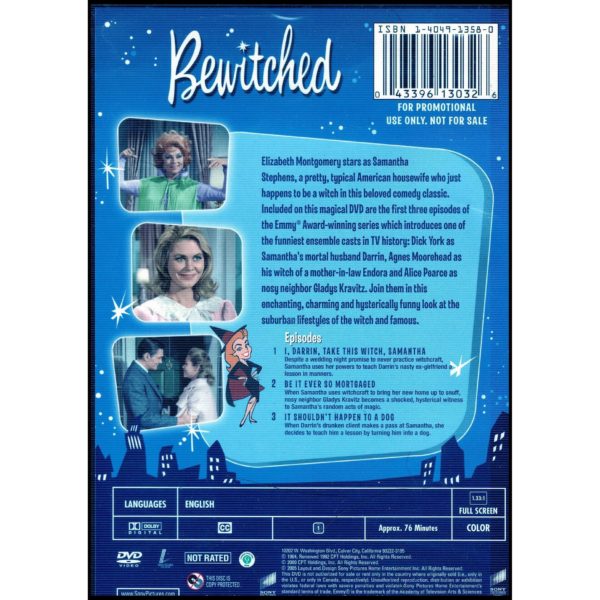 Bewitched First Three Episodes From First Season (DVD)