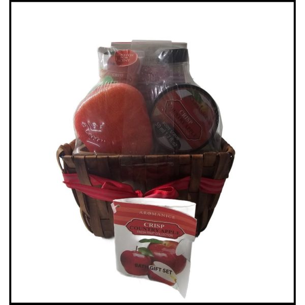 Aromanice Crisp Country Apple Bath Gift Set 6 Piece Set