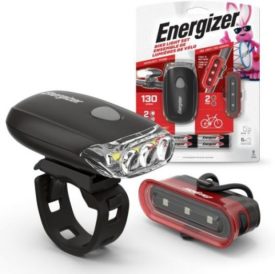 Energizer Bike Light, 130 Lumen, Weather Resistant Clip Light for Bicycles, Batteries Included