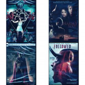 DVD Horror Movies 4 Pack Fun Gift Bundle: Doll Face  Harm's Way  Spawn - The Director's Cut New Line Platinum Series  Followed