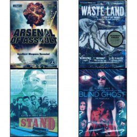 DVD Assorted Movies 4 Pack Fun Gift Bundle: Arsenal of Assault  Waste Land  STAND: What Do You STAND For?  Blind Ghost: The Murderer