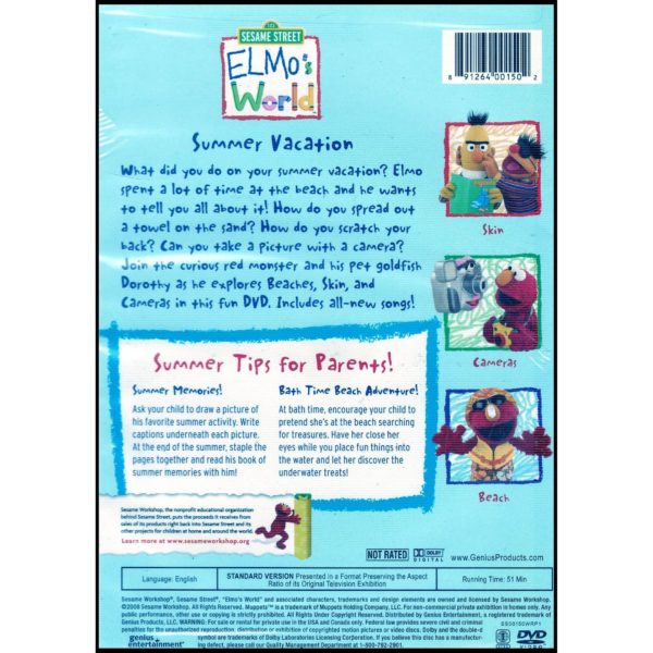 Sesame Street: Elmo's World - Summer Vacation (DVD)