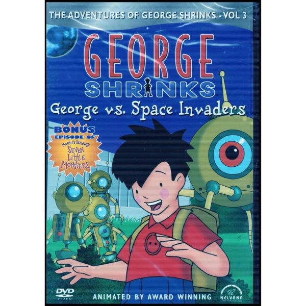 DVD Children's Movies 4 Pack Fun Gift Bundle: George Shrinks Vol. 3: George Vs. Space Invaders  The Jungle Bunch 2: The Great Treasure Quest  Shrek  Madeline's Merry Musical Melodies