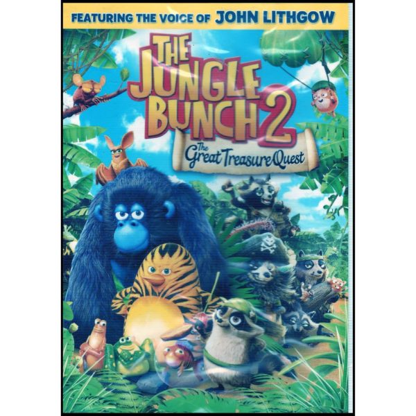 DVD Children's Movies 4 Pack Fun Gift Bundle: George Shrinks Vol. 3: George Vs. Space Invaders  The Jungle Bunch 2: The Great Treasure Quest  Shrek  Madeline's Merry Musical Melodies