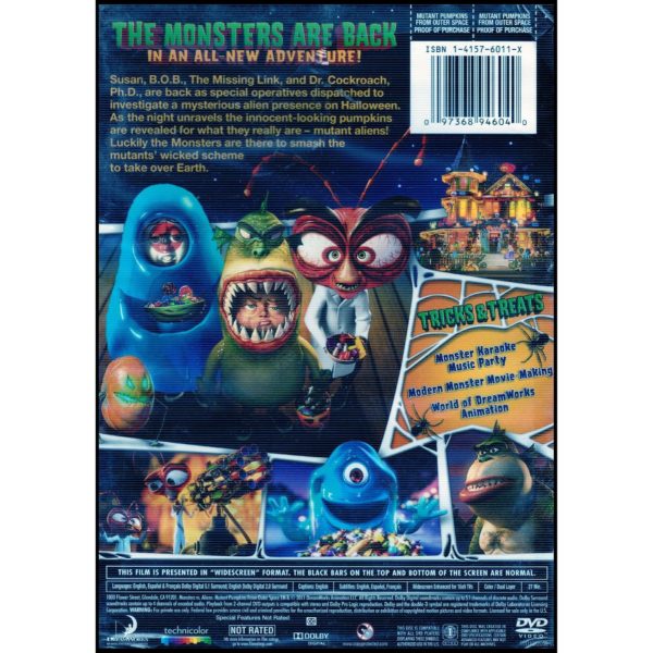 Monsters vs Aliens: Mutant Pumpkins from Outer Space (DVD)