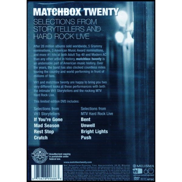 Matchbox Twenty Selections From Storytellers And Hard Rock Live (DVD)