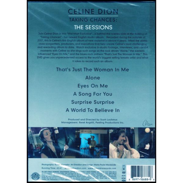 Celine Dion Taking Chances The Sessions (DVD)