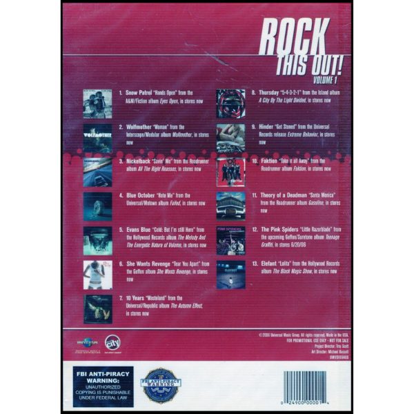 Rock This Out: Volume 1 - (Circuit City Exclusive) (DVD)