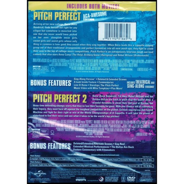 Pitch Perfect Aca-Amazing 2-Movie Collection (DVD)