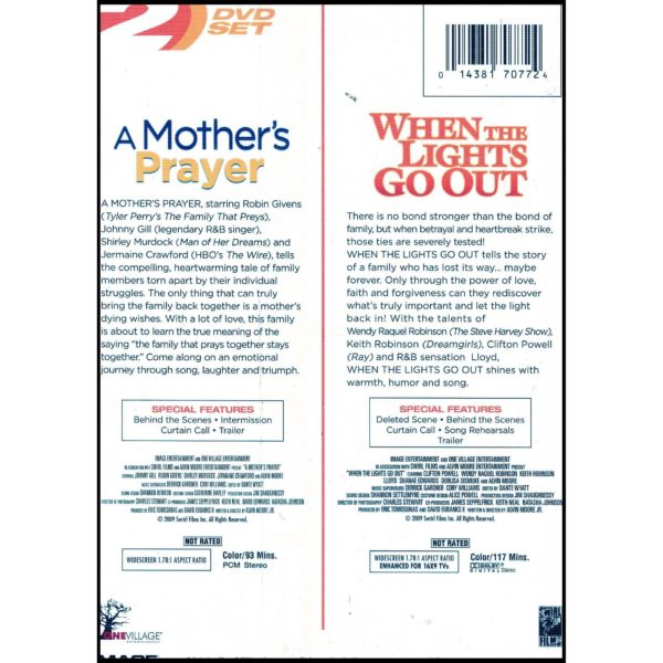 A Mother's Prayer/When The Lights Go Out [Widescreen] (DVD)