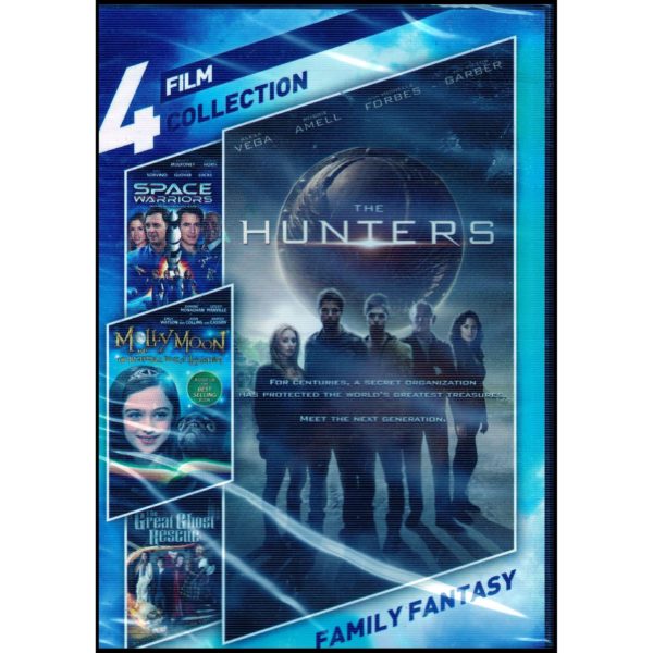 DVD Assorted Multi-Feature Movies 4 Pack Fun Gift Bundle: 5 Film Collection: Sci-Fi   Family Four Pack  4-Film Collection: Family Fantasy  3-Movie Family Dove Collection V.1: Where the Red Fern Grows / Seven Alone / The Proud Rebel