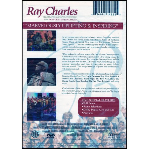 Ray Charles Celebrates A Gospel Christmas With The Voices Of Jubilation! (DVD)