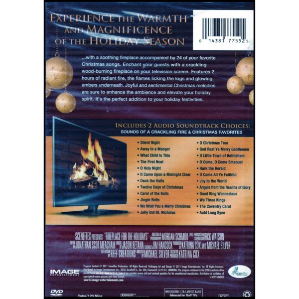 FIREPLACE & MELODIES FOR THE HOLIDAYS (DVD)