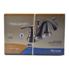 Tuscany Marianna Double Handle Lavatory Bathroom Faucet Brushed Nickel