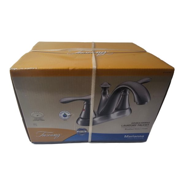Tuscany Marianna Double Handle Lavatory Bathroom Faucet Brushed Nickel