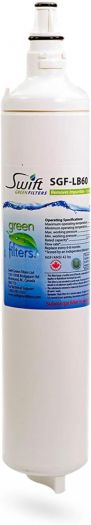 Swift Green Filters SGF-LB60 Replacement Refrigerator Water Filter for 5231JA2006B, LT 600P, 5231JA2006A, EFF-6004A, 46-9990, WF300, RWF1051 (1 Pack) Made in USA