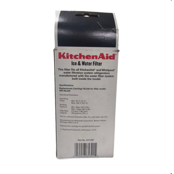 2001 KitchenAid Ice & Water Filter P/N 8171787