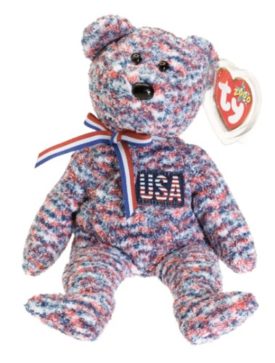 Ty Beanie Babies - USA Bear