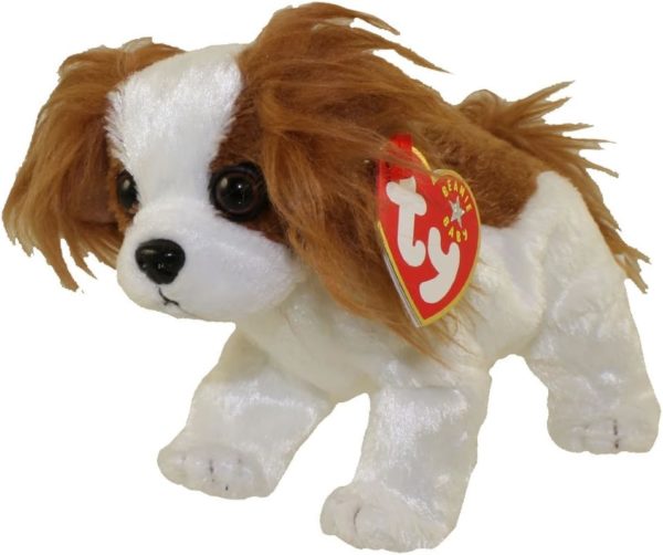 Assorted Ty Beanie Baby 4 Pack Bundle: Ty Beanie Babies - Regal the King Charles Spaniel Dog TY Beanie Baby - SEQUOIA the Bear 2001 Ty Beanie Babies - USA Bear TY Beanie Baby - SNORT the Bull 4002