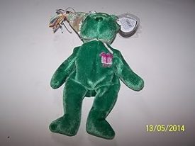 TY Beanie Baby - MAY the Teddy Birthday Bear (w/ hat)