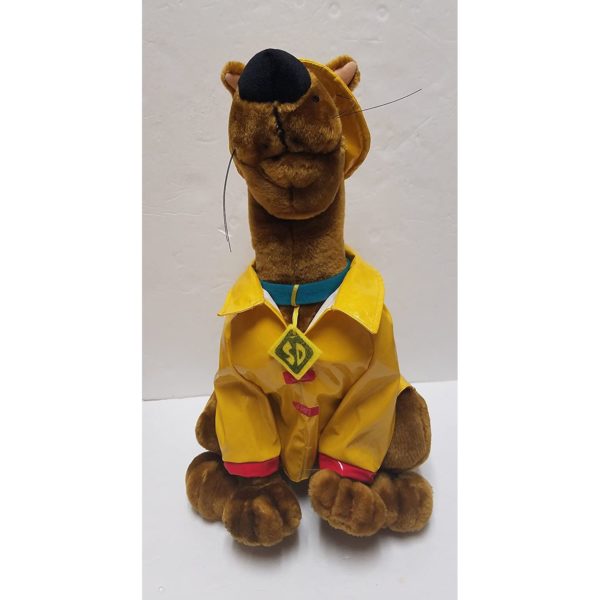 Plush Scooby Doo Dog In Raincoat by Cartoon Network