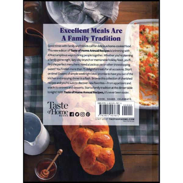 Taste of Home Annual Recipes 2022 (Hardcover)