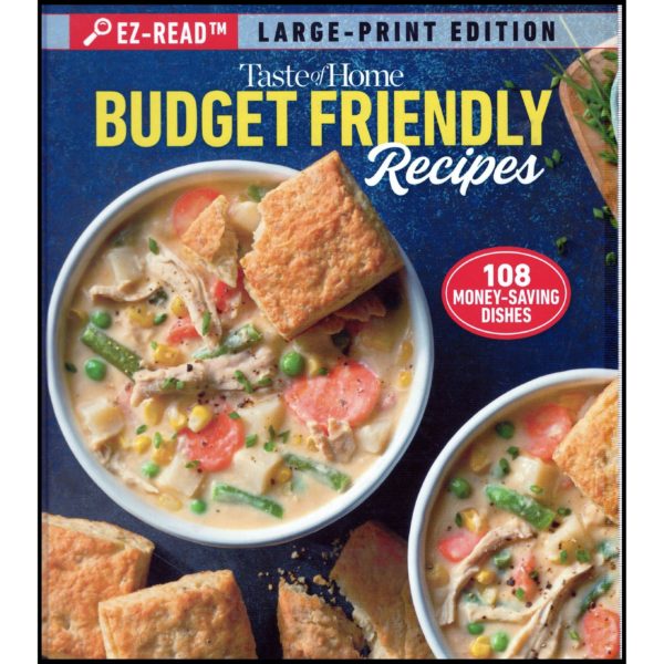 Taste of Home EZ-Read Budget Friendly Recipes (Hardcover)