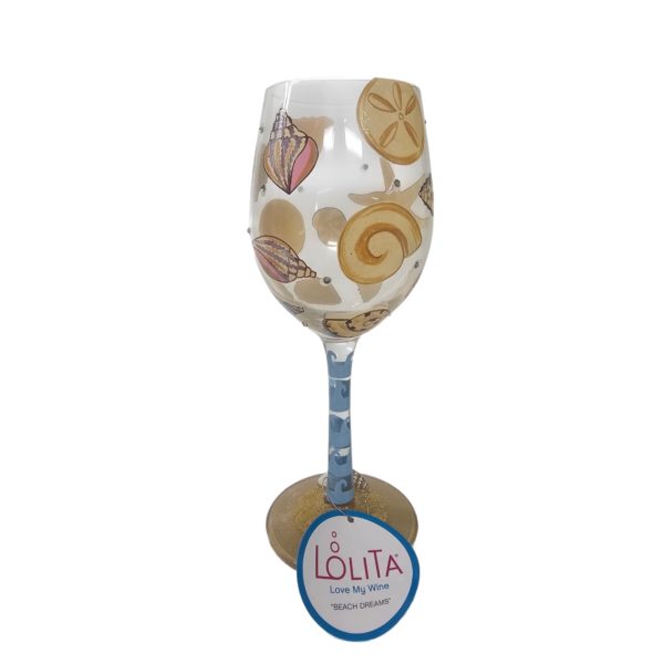 Rare Lolita Beach Dreams Wine Glass GLS11-5534Z