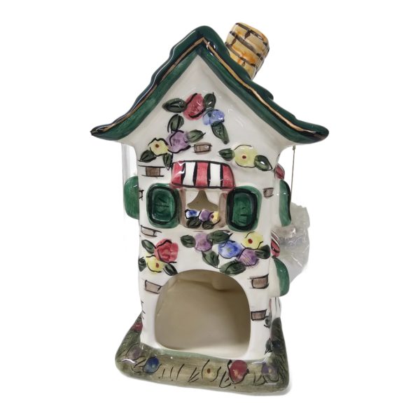 Elements Ceramic "BAKERY" Tea Light Village House 10 High 5 Base