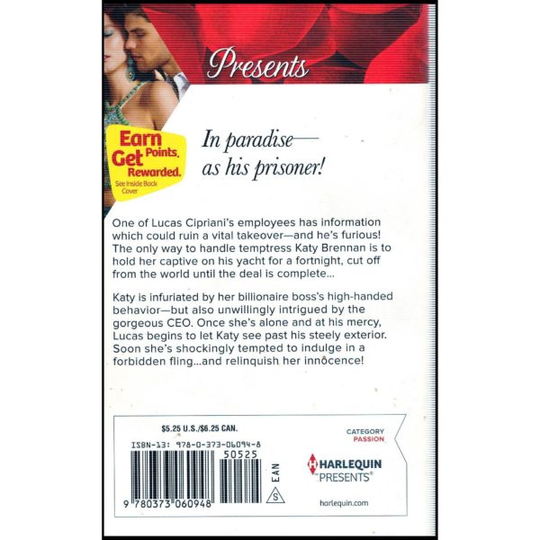 Cipriani's Innocent Captive (Harlequin Presents Book 3554) (Mass Market Paperback)