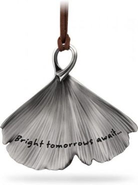 Hallmark Graduation Gift Bright Tomorrows Await Encouragement Keepsake Silver Metal Decorative Accent Ornament, 3.27"