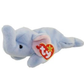 Ty Beanie Babies - Peanut the Light Blue Elephant