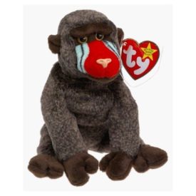 TY Beanie Baby - Cheeks the Baboon (1999) Retired