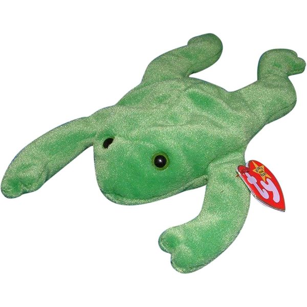 Assorted Ty Beanie Baby 4 Pack Bundle: Ty Beanie Baby - SEPTEMBER Birthday Bear Ty Beanie Babies Chocolate the Moose Ty Beanie Babies - Corsage The Bear Ty Beanie Babies - Legs The Frog