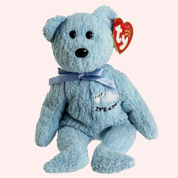 Ty Beanie Baby - BABY BOY the Bear Its a Boy (2002)